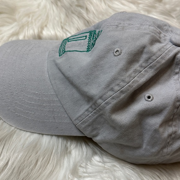 OLD FORESTER MINT JULIP EMBROIDERED ADJUSTABLE STRAP BACK HAT CAP 100% COTTON - Picture 7 of 9